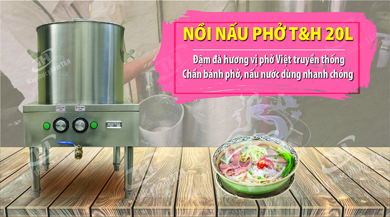 NỒI NẤU PHỞ ĐIỆN T&H 20 LÍT